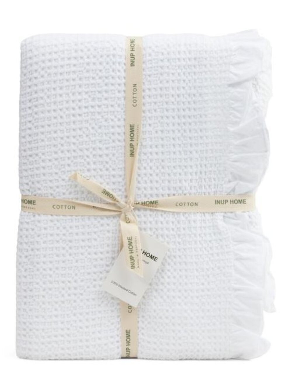 INUP HOME Made In Portugal Textured Coverlet